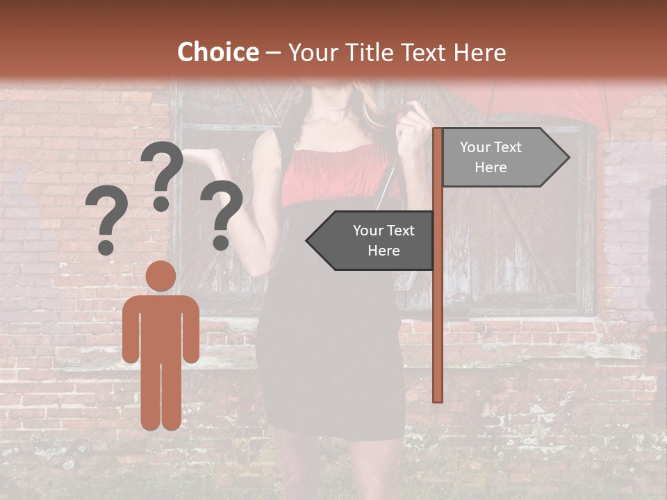 Cheerful Beauty Chick PowerPoint Template