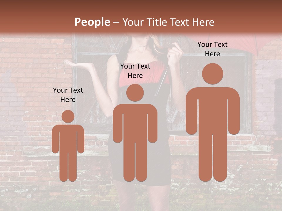 Cheerful Beauty Chick PowerPoint Template