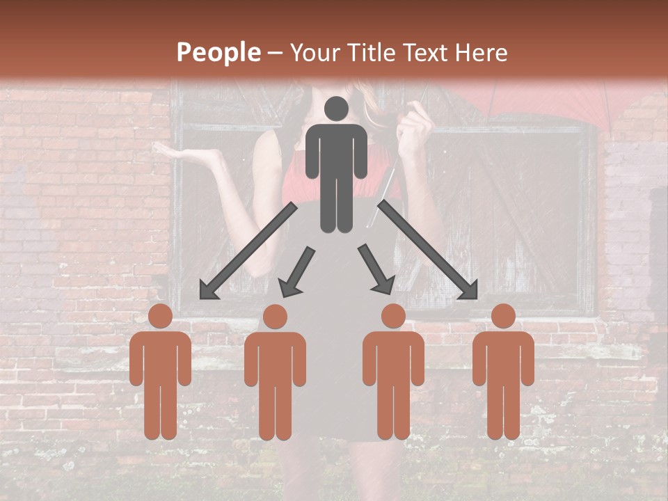 Cheerful Beauty Chick PowerPoint Template