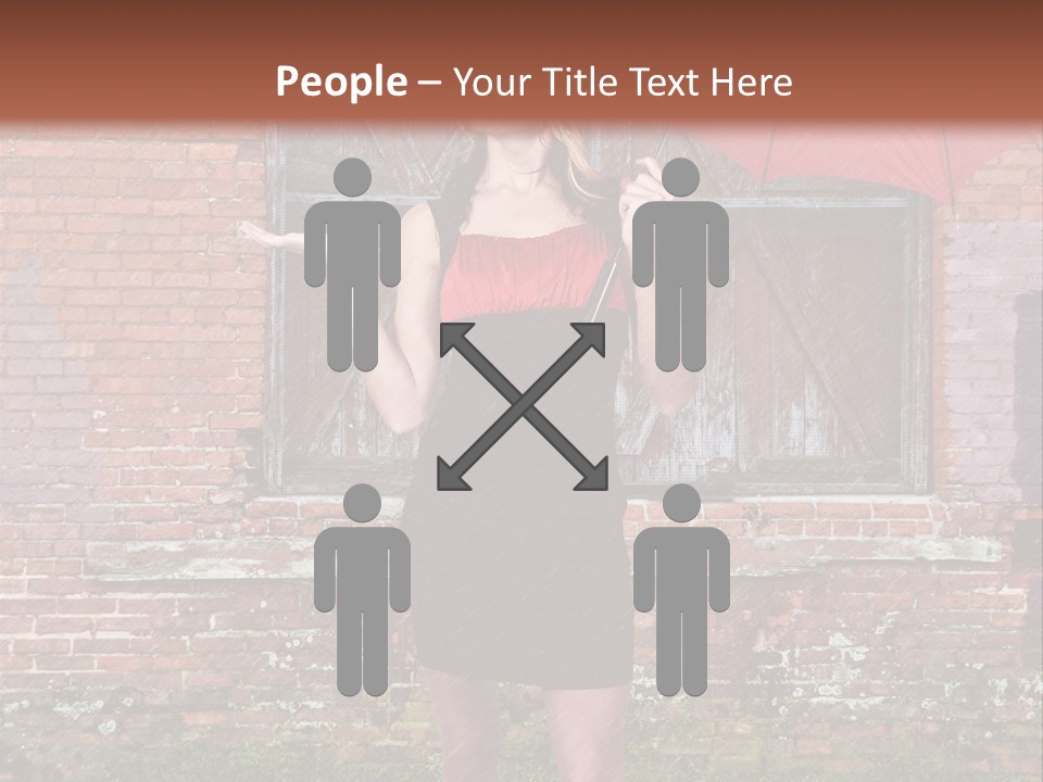 Cheerful Beauty Chick PowerPoint Template