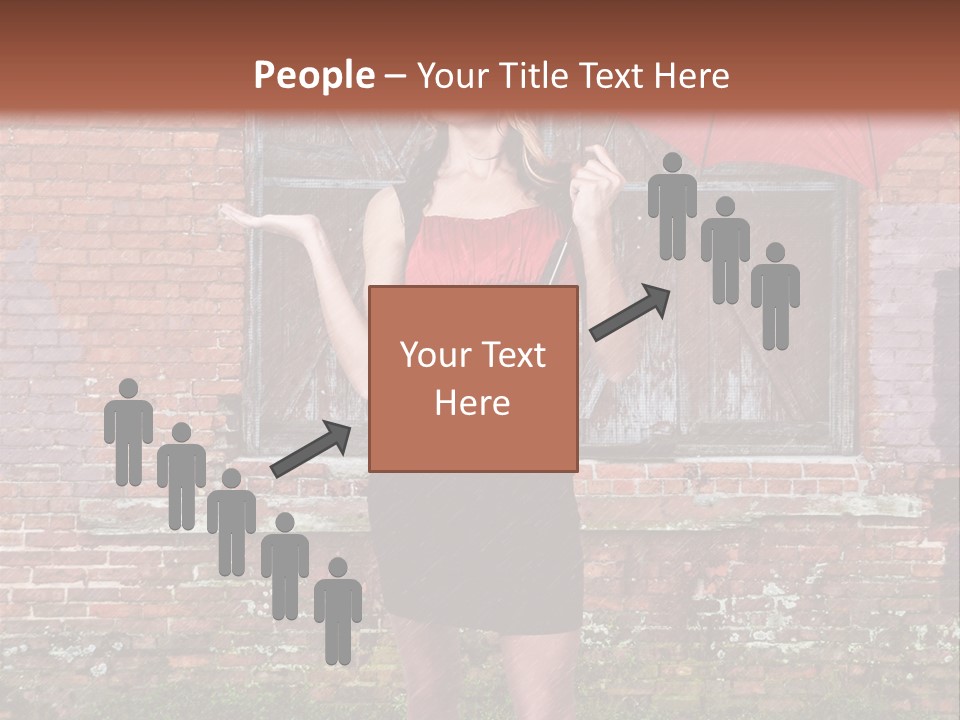 Cheerful Beauty Chick PowerPoint Template