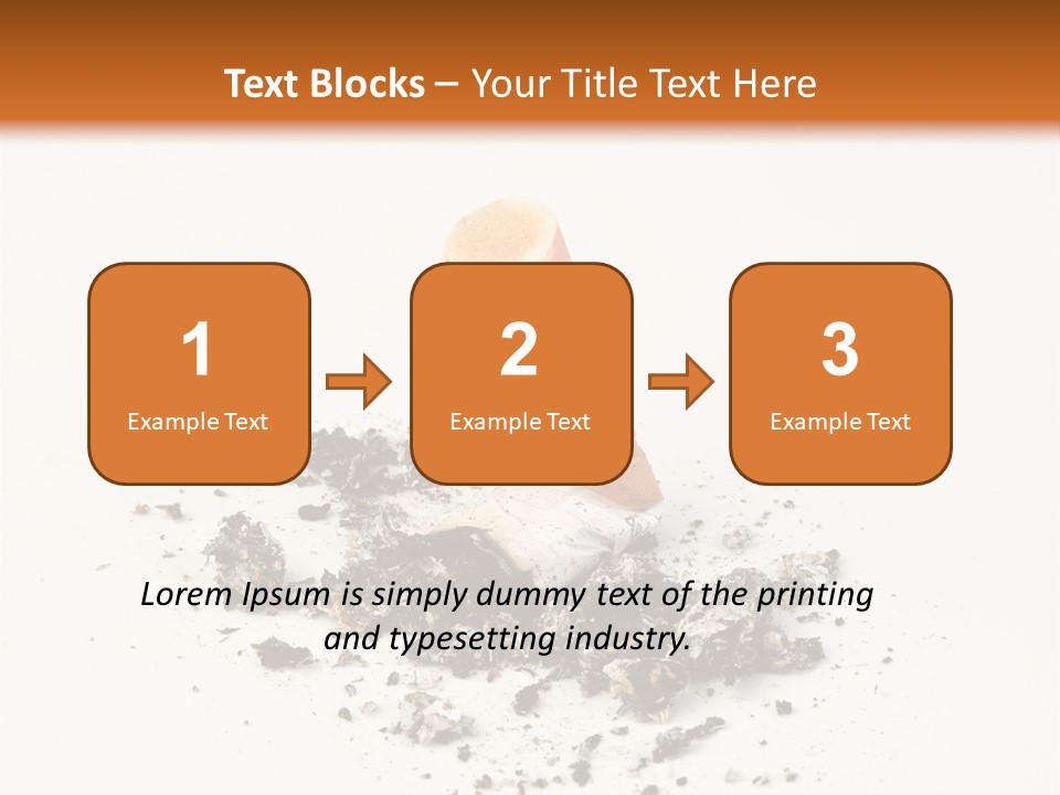 Smoke Filters Insulated PowerPoint Template