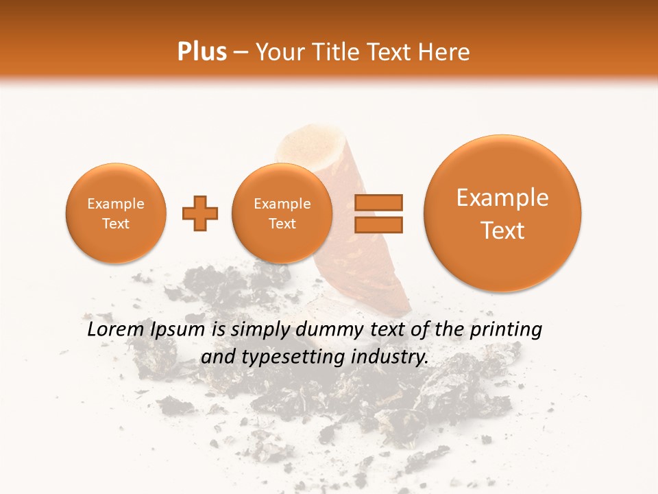 Smoke Filters Insulated PowerPoint Template