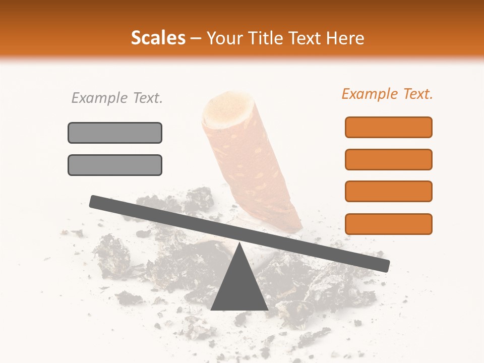 Smoke Filters Insulated PowerPoint Template