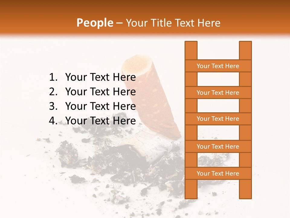 Smoke Filters Insulated PowerPoint Template