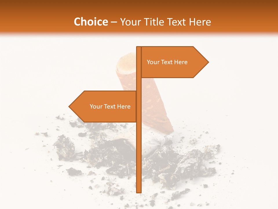 Smoke Filters Insulated PowerPoint Template