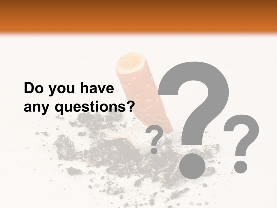 Smoke Filters Insulated PowerPoint Template
