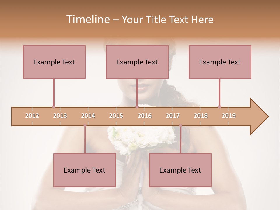 Girl Face Pleasure PowerPoint Template