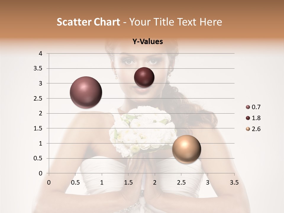 Girl Face Pleasure PowerPoint Template