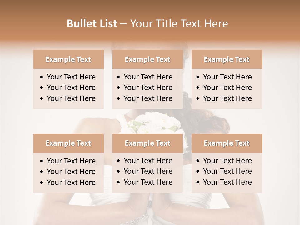 Girl Face Pleasure PowerPoint Template