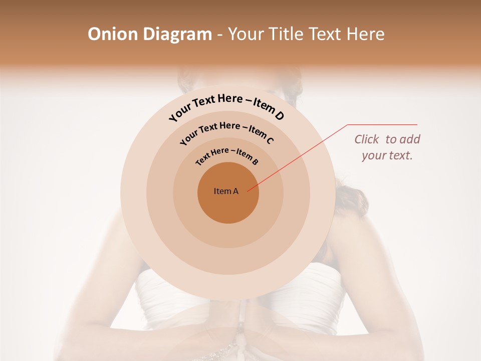 Girl Face Pleasure PowerPoint Template