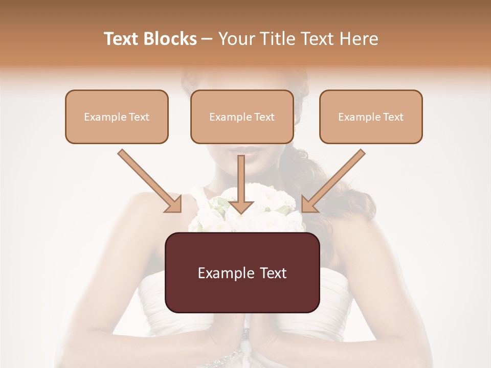 Girl Face Pleasure PowerPoint Template