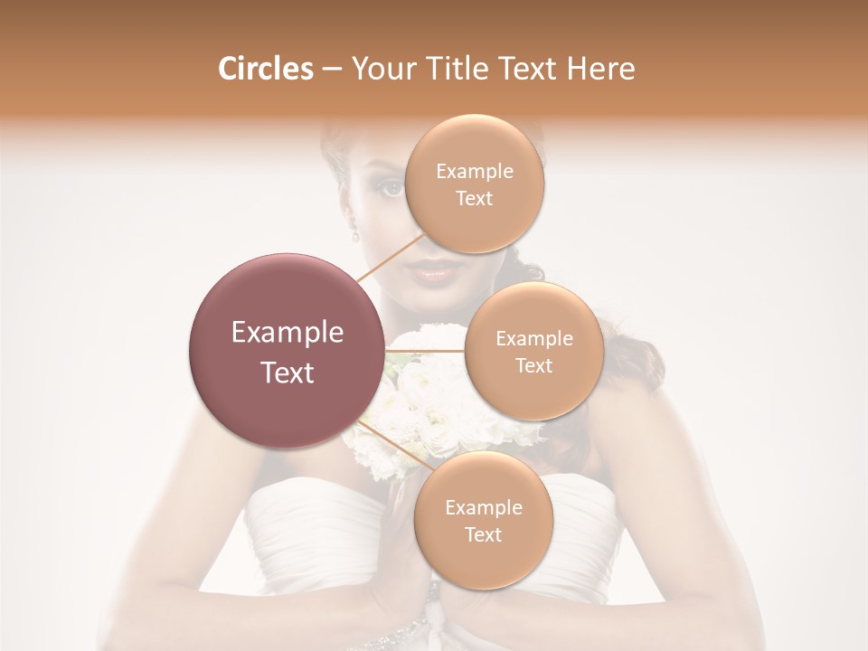 Girl Face Pleasure PowerPoint Template