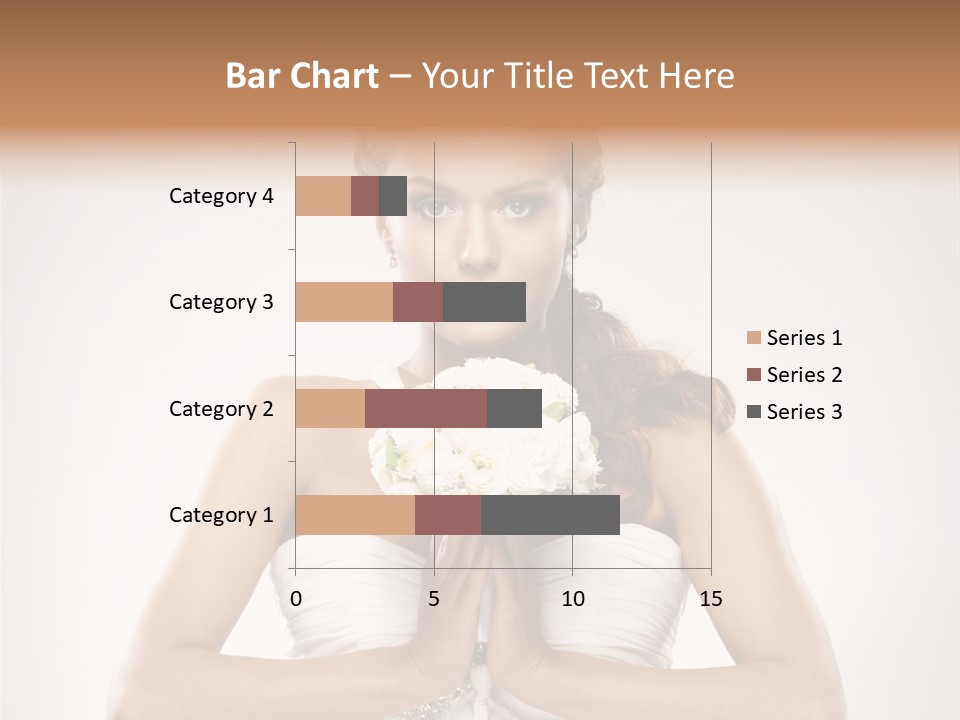 Girl Face Pleasure PowerPoint Template