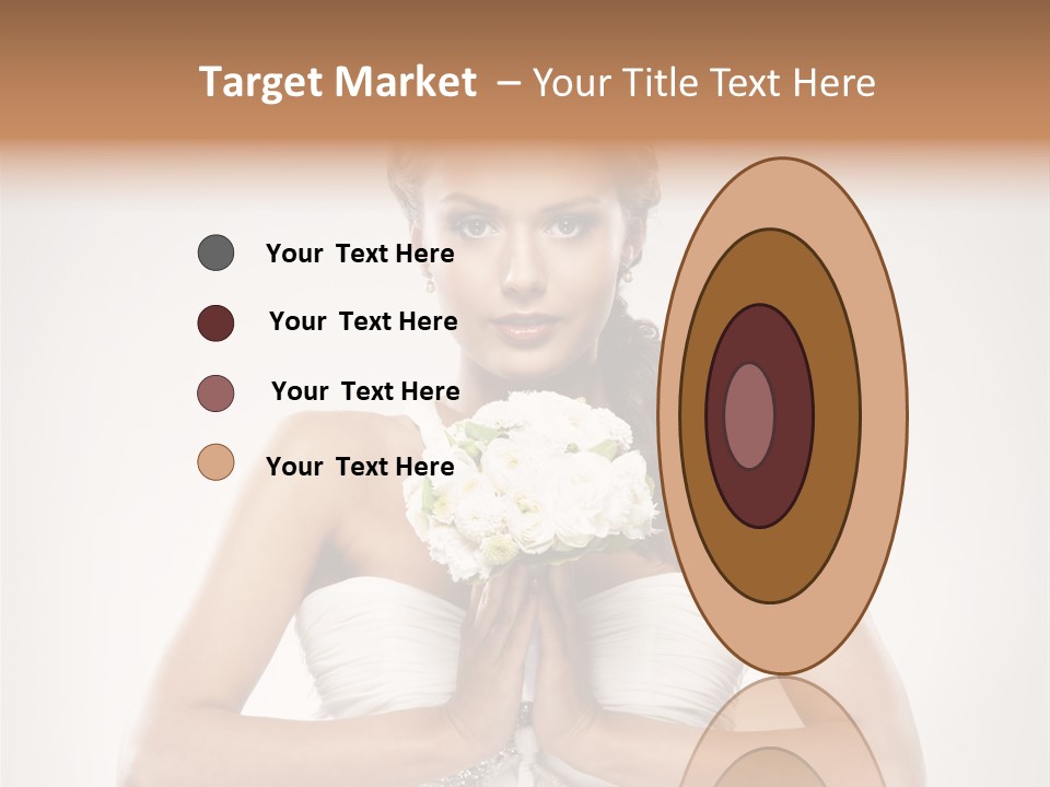 Girl Face Pleasure PowerPoint Template