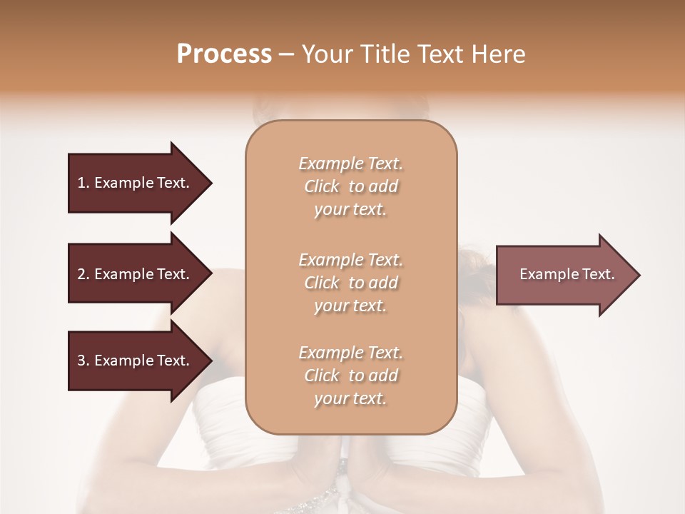 Girl Face Pleasure PowerPoint Template