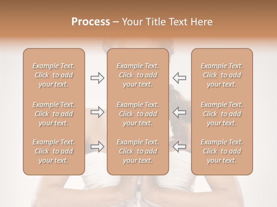 Girl Face Pleasure PowerPoint Template