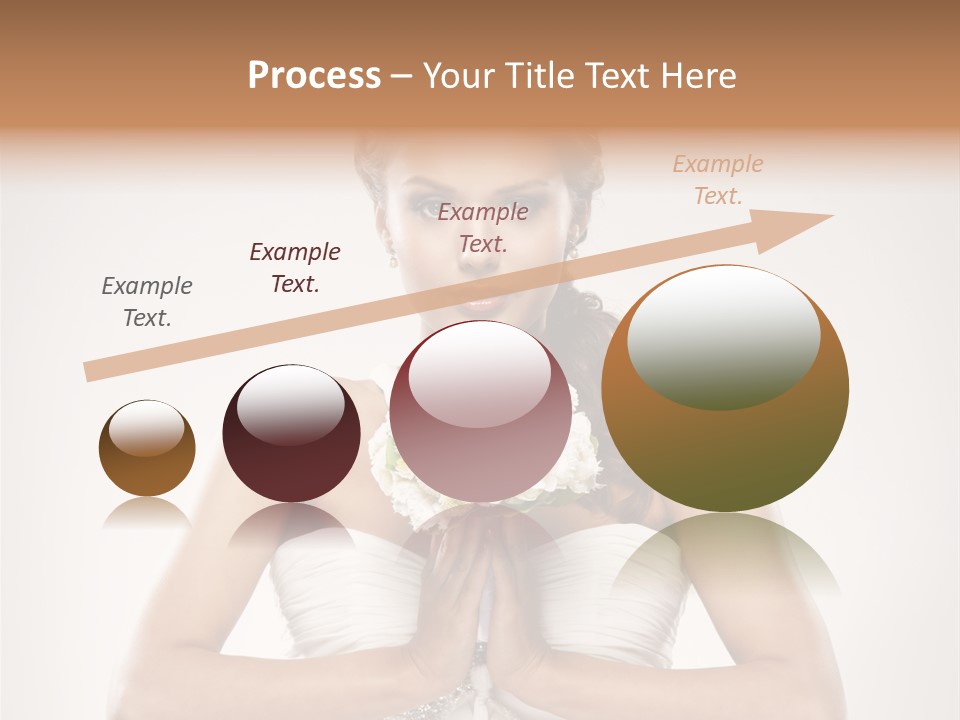 Girl Face Pleasure PowerPoint Template