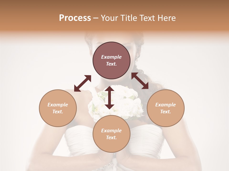 Girl Face Pleasure PowerPoint Template