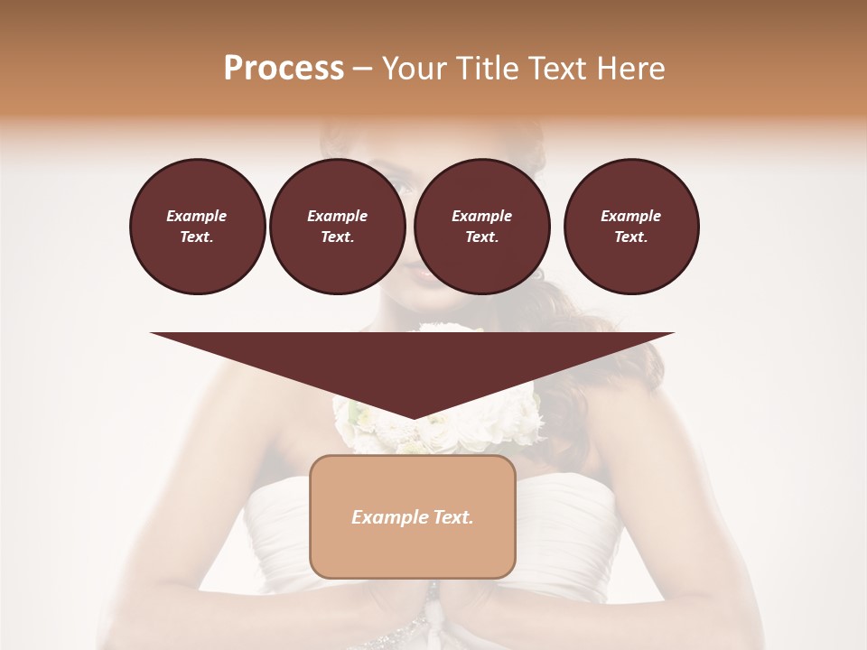 Girl Face Pleasure PowerPoint Template