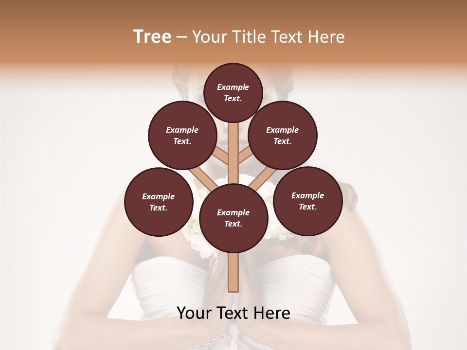 Girl Face Pleasure PowerPoint Template