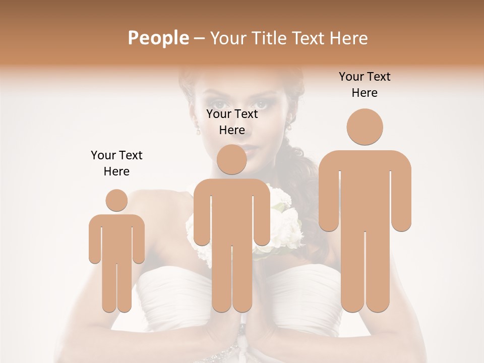 Girl Face Pleasure PowerPoint Template