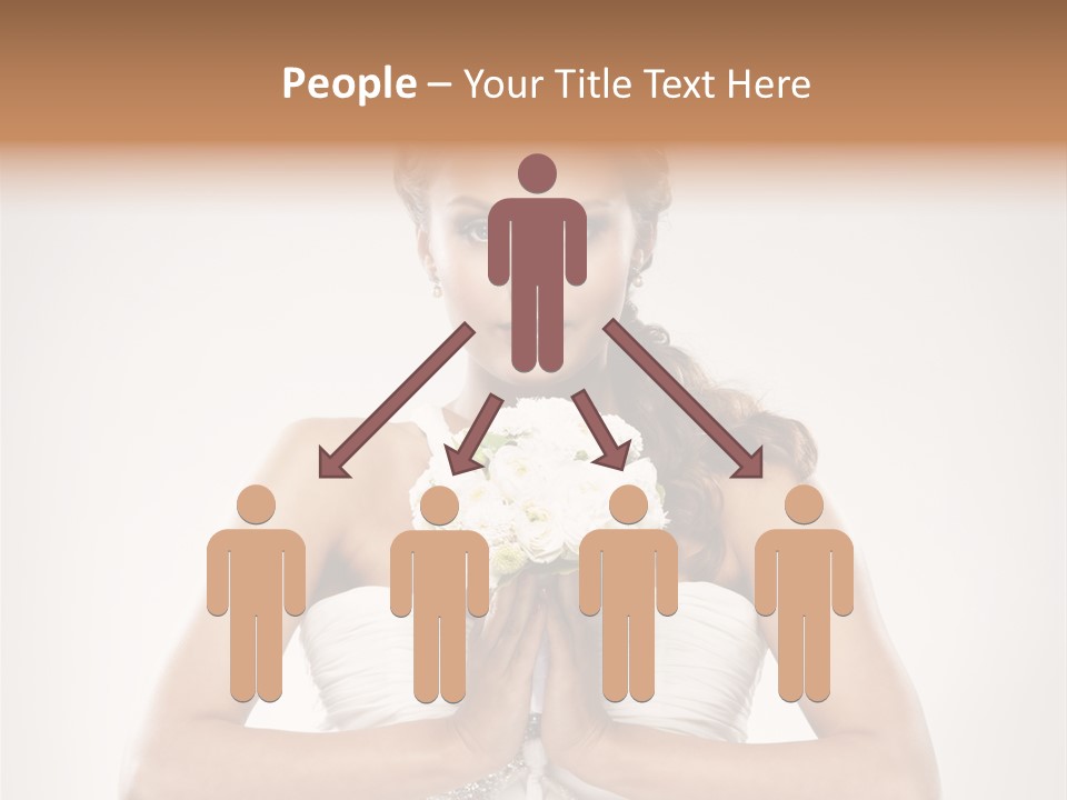 Girl Face Pleasure PowerPoint Template