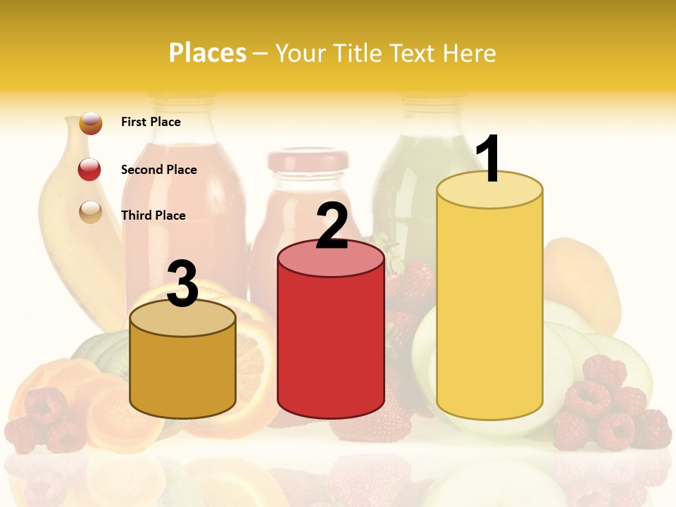 Vegetarian Bottle Beverage PowerPoint Template