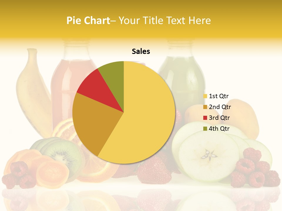 Vegetarian Bottle Beverage PowerPoint Template
