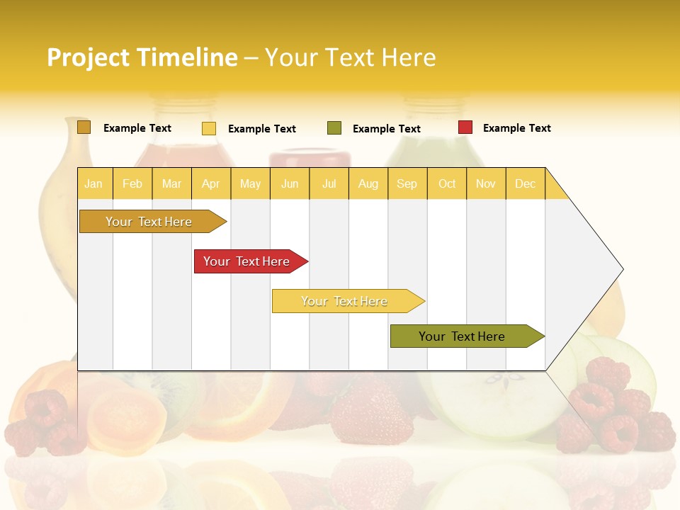 Vegetarian Bottle Beverage PowerPoint Template