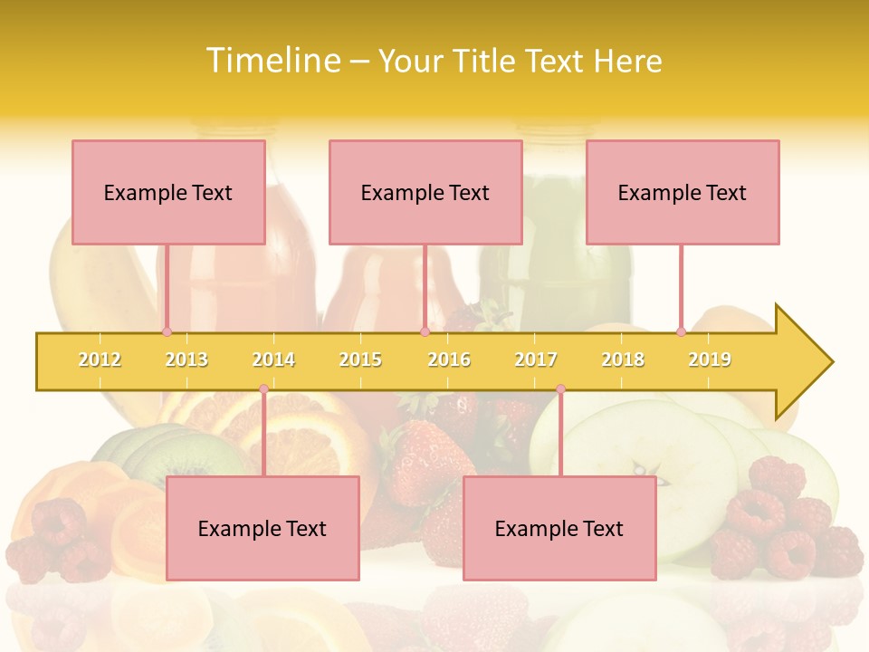 Vegetarian Bottle Beverage PowerPoint Template