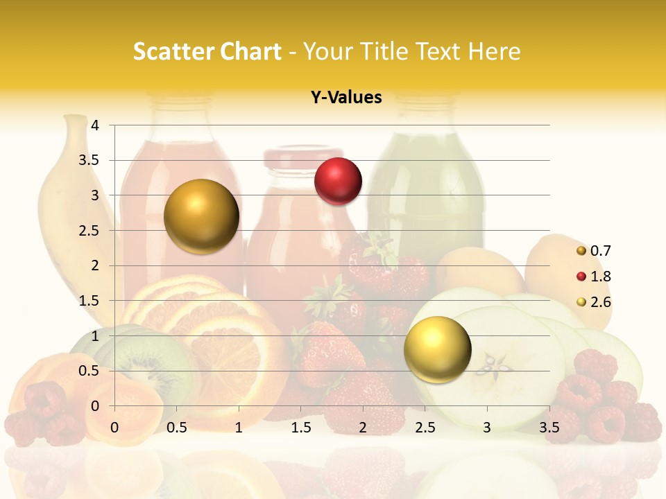 Vegetarian Bottle Beverage PowerPoint Template
