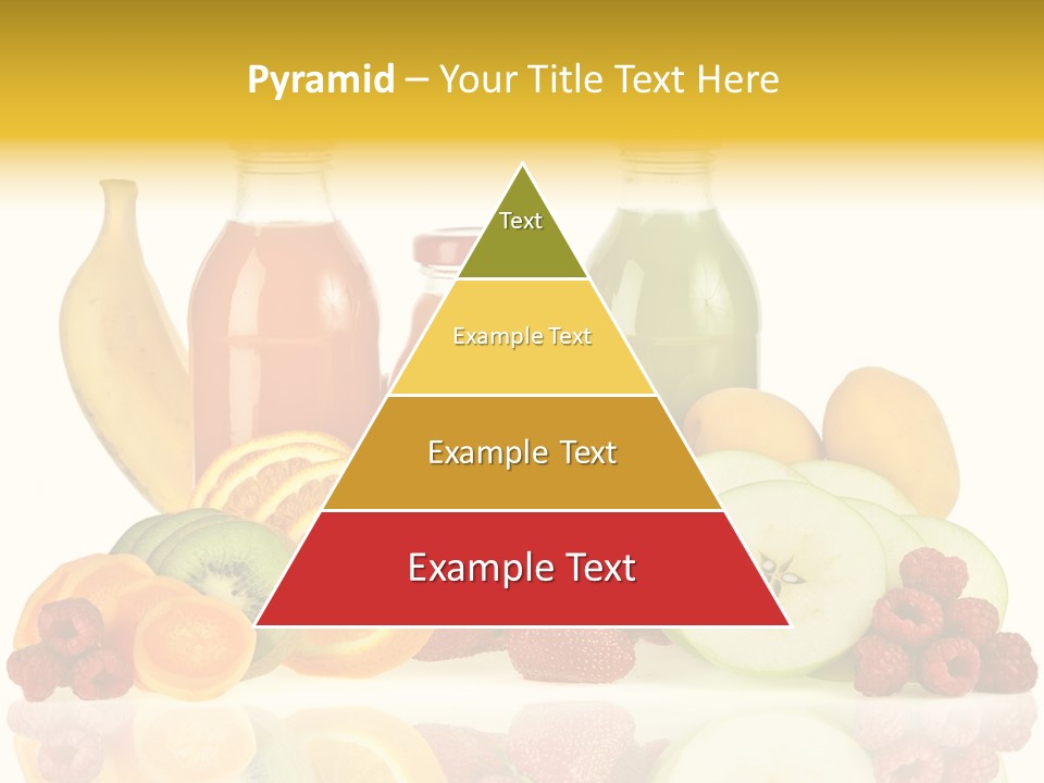 Vegetarian Bottle Beverage PowerPoint Template