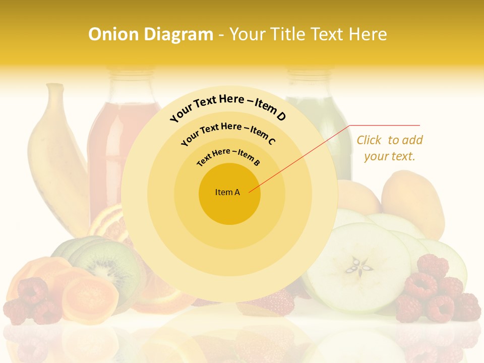 Vegetarian Bottle Beverage PowerPoint Template