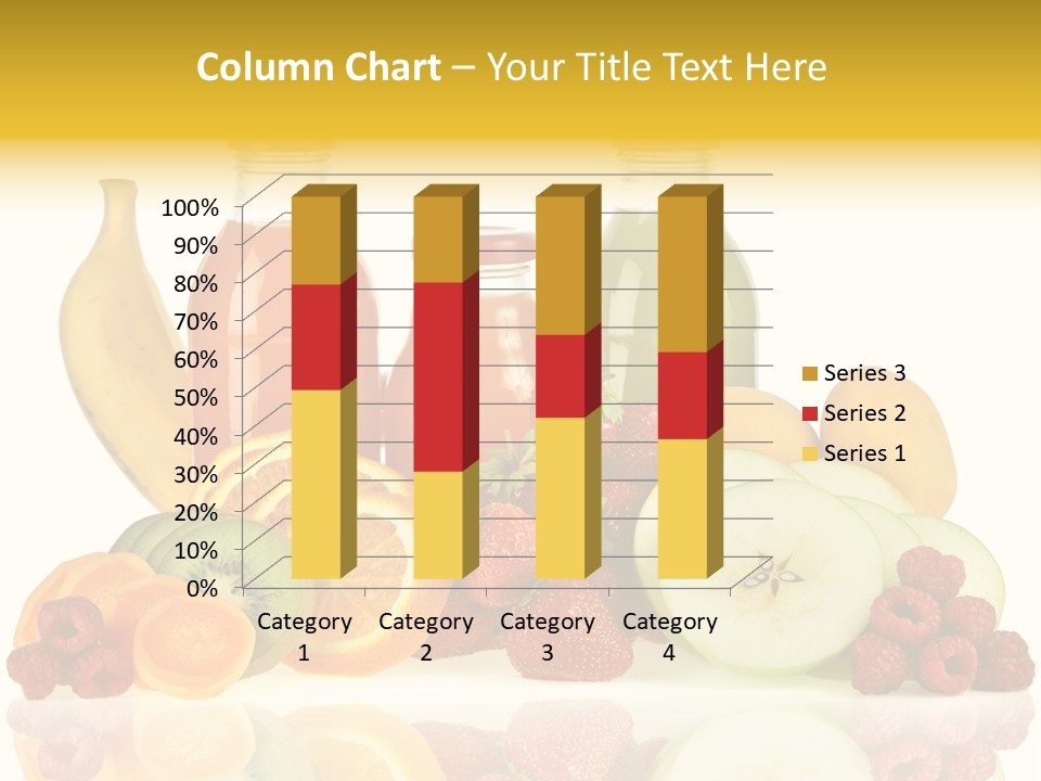 Vegetarian Bottle Beverage PowerPoint Template
