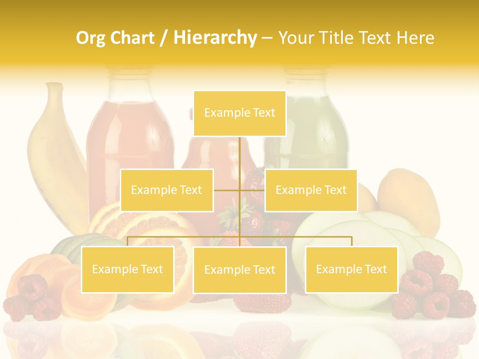 Vegetarian Bottle Beverage PowerPoint Template