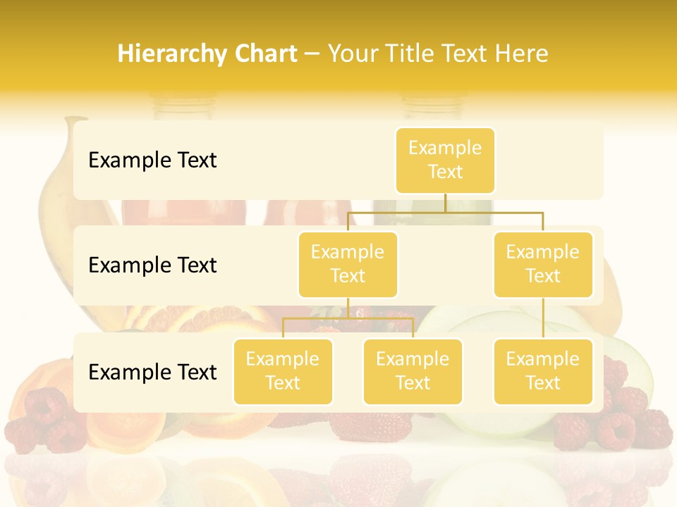 Vegetarian Bottle Beverage PowerPoint Template