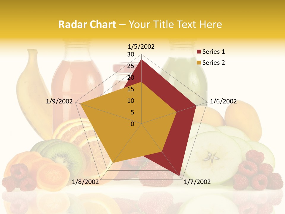 Vegetarian Bottle Beverage PowerPoint Template
