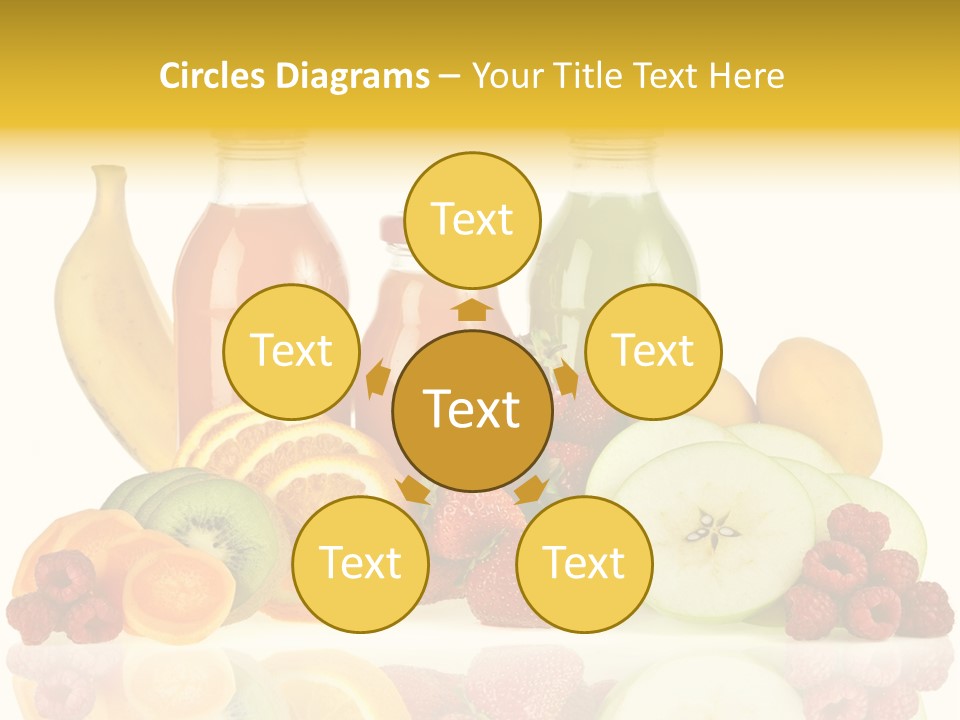 Vegetarian Bottle Beverage PowerPoint Template