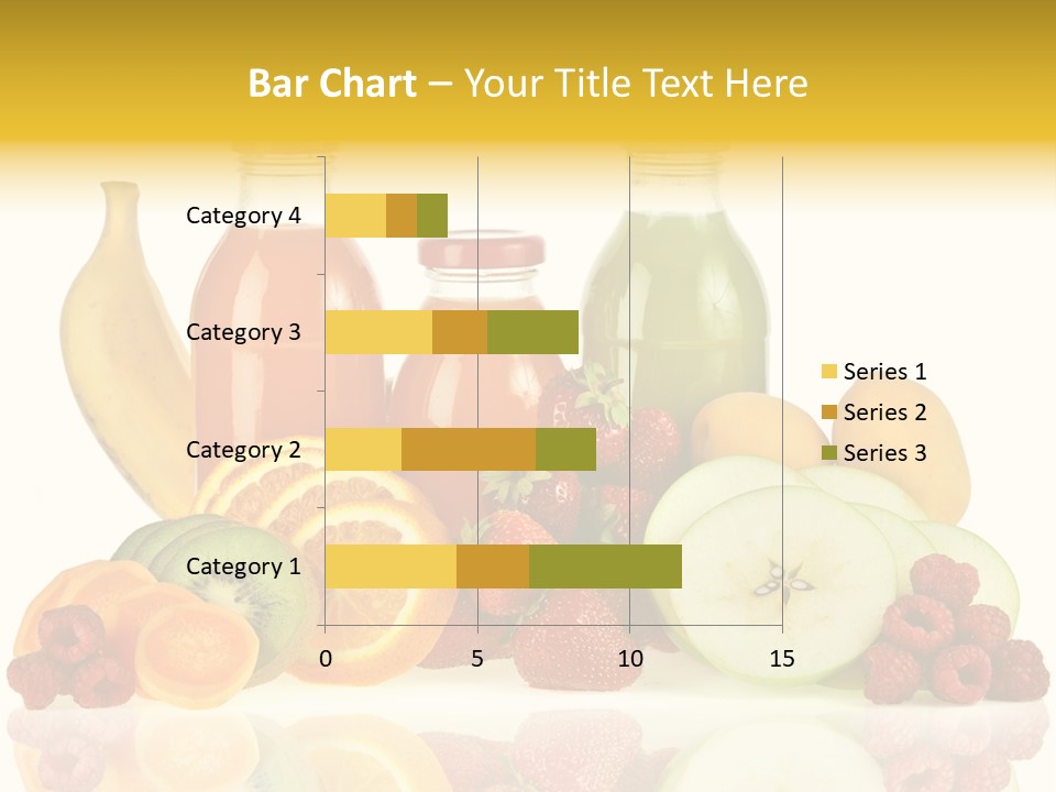 Vegetarian Bottle Beverage PowerPoint Template