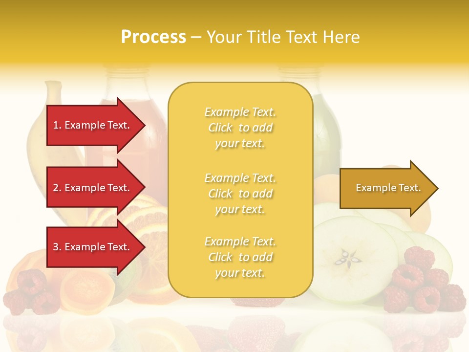 Vegetarian Bottle Beverage PowerPoint Template