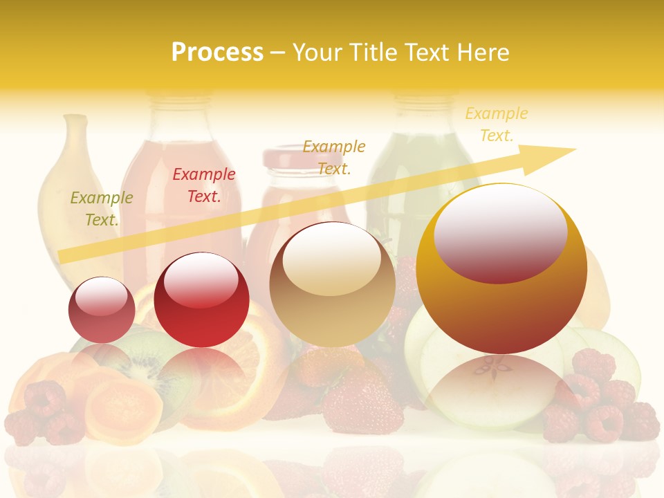 Vegetarian Bottle Beverage PowerPoint Template