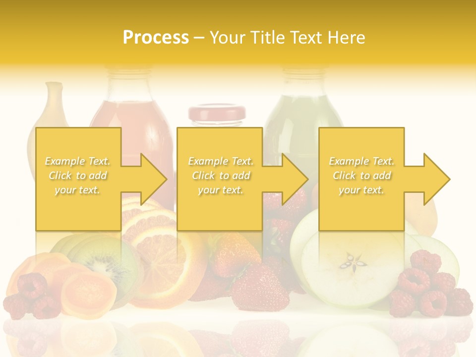 Vegetarian Bottle Beverage PowerPoint Template