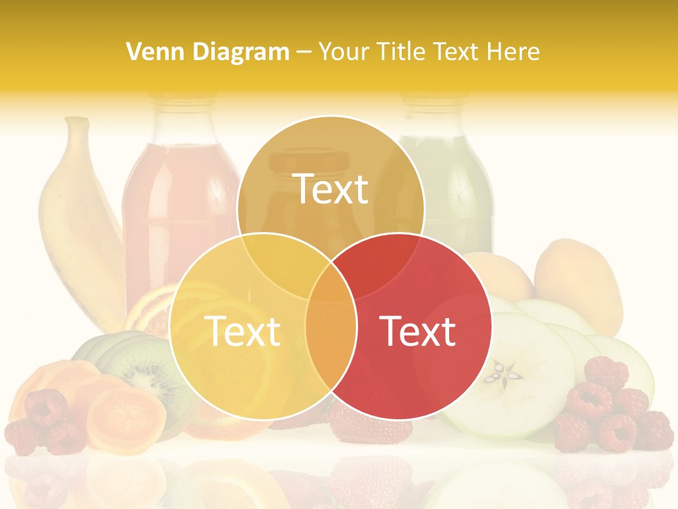 Vegetarian Bottle Beverage PowerPoint Template