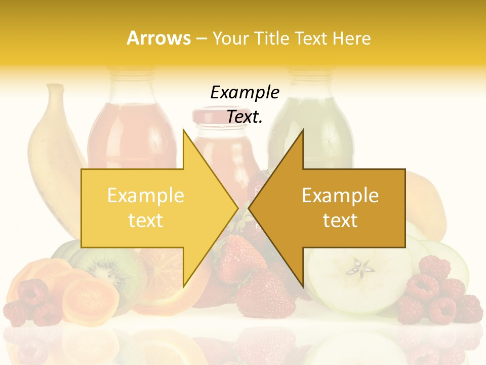 Vegetarian Bottle Beverage PowerPoint Template