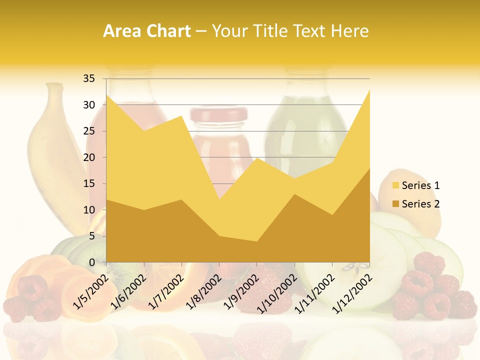 Vegetarian Bottle Beverage PowerPoint Template