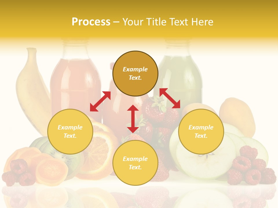 Vegetarian Bottle Beverage PowerPoint Template