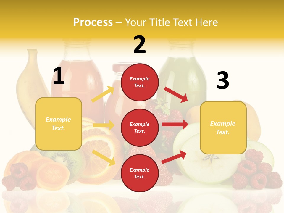 Vegetarian Bottle Beverage PowerPoint Template