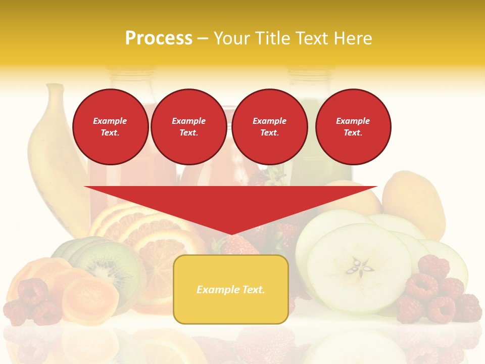 Vegetarian Bottle Beverage PowerPoint Template