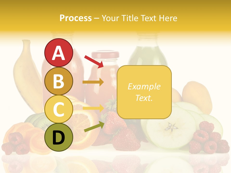 Vegetarian Bottle Beverage PowerPoint Template